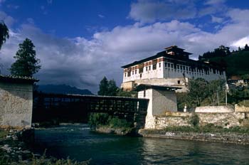 <b>Bhutan, Paro</b>, A classic view of the wonderful dzong