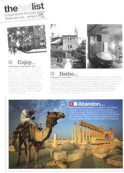 Sunday Times Travel - December 2009