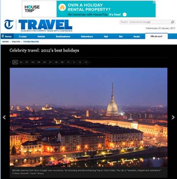 Telegraph Travel - 2012