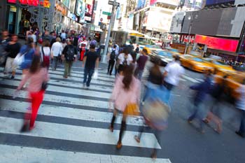 <b>USA, New York City</b>, Rush hour in Time Square