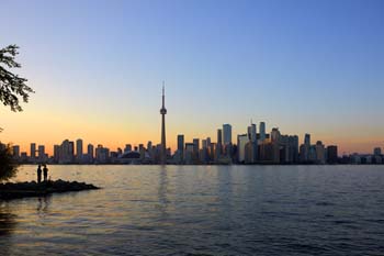 <b>Canada, Toronto</b>, Cityscape from Toronto island