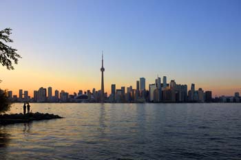 <b>Canada, Toronto</b>, Cityscape from Toronto island