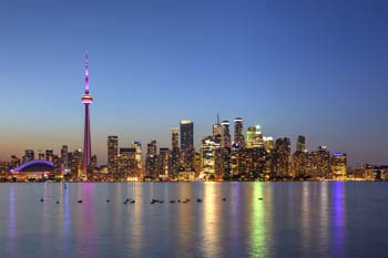 <b>Canada, Toronto</b>, Cityscape from Toronto island