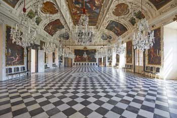 Interior of the Schloss Eggenberg palace