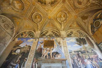 The frescoes of the bridal chamber by Andrea Mantegna, Ducal Palace - Mantua - Mantua