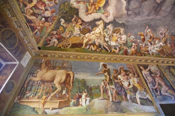 Troia room painted by Giulio Romano, Ducal Palace - Mantua - Mantua