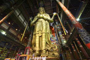 The Giant Buddha in the Gandan Monastery