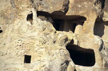 Tuff ancient formation in the Cappadocia valle