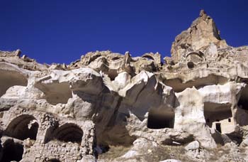 Tuff ancient formation in the Cappadocia valle