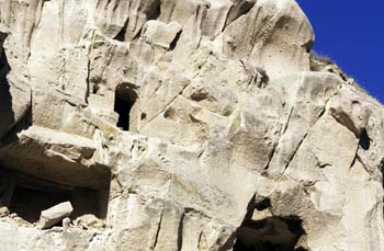 Tuff ancient formation in the Cappadocia valle